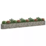 horganyzott vas gabion magaságyás 540 x 50 x 50 cm