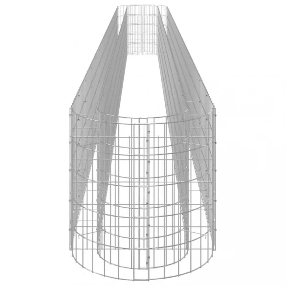 horganyzott vas gabion magaságyás 540 x 50 x 50 cm