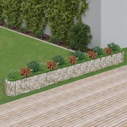 horganyzott vas gabion magaságyás 610 x 50 x 50 cm