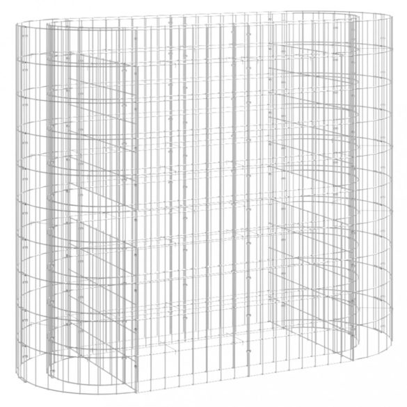 horganyzott vas gabion magaságyás 120x50x100 cm