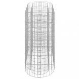 horganyzott vas gabion magaságyás 120x50x100 cm