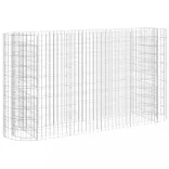 horganyzott vas gabion magaságyás 190x50x100 cm