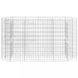 horganyzott vas gabion magaságyás 190x50x100 cm