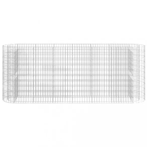 horganyzott vas gabion magaságyás 260x50x100 cm