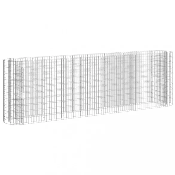 horganyzott vas gabion magaságyás 330x50x100 cm