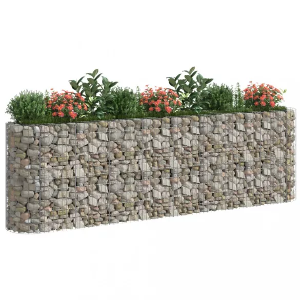 horganyzott vas gabion magaságyás 330x50x100 cm