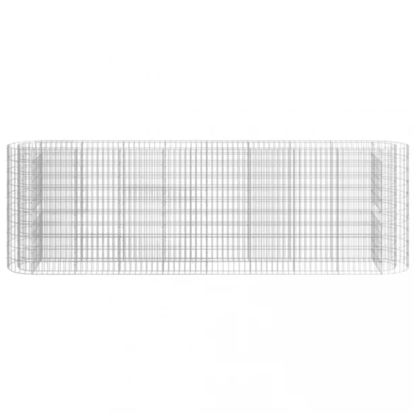 horganyzott vas gabion magaságyás 330x50x100 cm