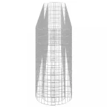 horganyzott vas gabion magaságyás 330x50x100 cm