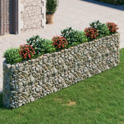 horganyzott vas gabion magaságyás 400x50x100 cm