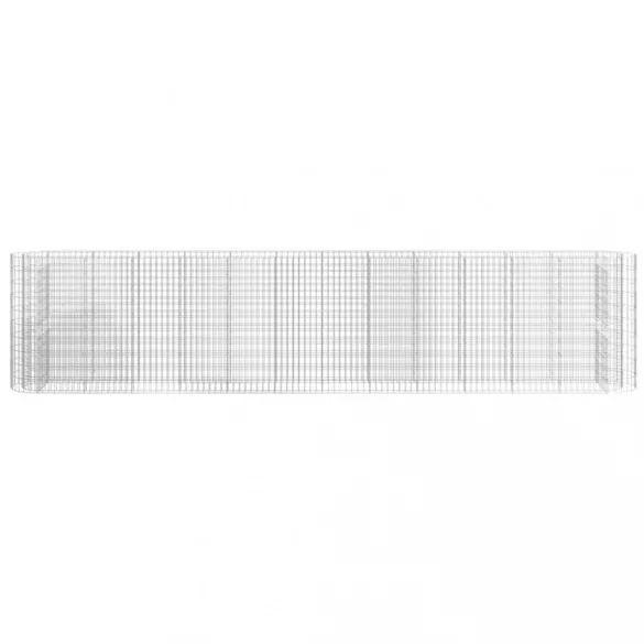 horganyzott vas gabion magaságyás 470x50x100 cm