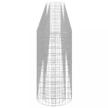 horganyzott vas gabion magaságyás 470x50x100 cm
