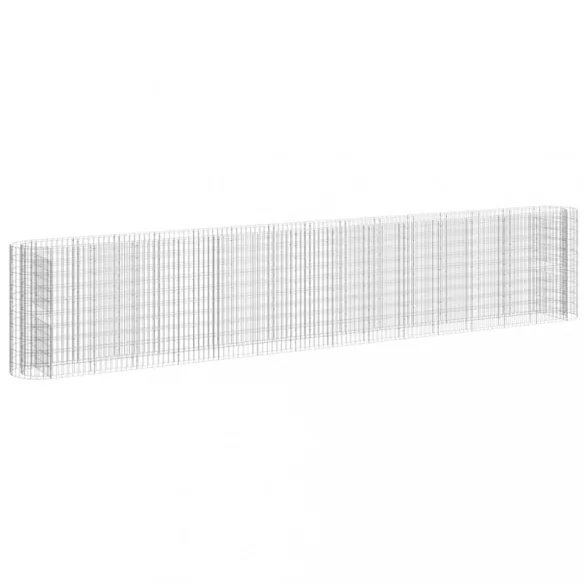 horganyzott vas gabion magaságyás 540x50x100 cm