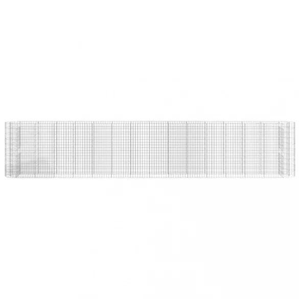 horganyzott vas gabion magaságyás 540x50x100 cm