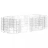 horganyzott vas gabion magaságyás 200x100x50 cm