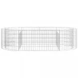horganyzott vas gabion magaságyás 200x100x50 cm