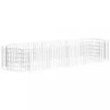 horganyzott vas gabion magaságyás 300x100x50 cm