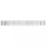 horganyzott vas gabion magaságyás 500x100x50 cm