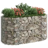horganyzott vas gabion magaságyás 200x100x100 cm