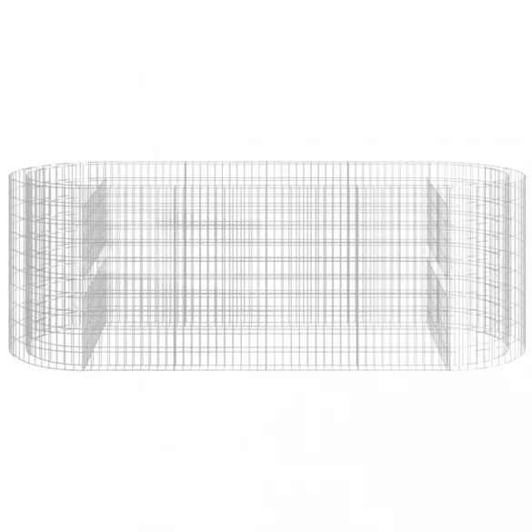 horganyzott vas gabion magaságyás 300x100x100 cm
