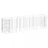 horganyzott vas gabion magaságyás 400x100x100 cm