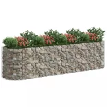 horganyzott vas gabion magaságyás 400x100x100 cm