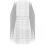 horganyzott vas gabion magaságyás 400x100x100 cm