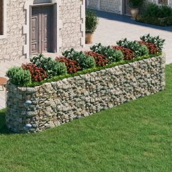 horganyzott vas gabion magaságyás 500x100x100 cm