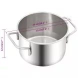 rozsdamentes acél vákuumkamra 3,7 L