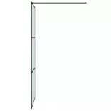 fekete ESG tejüveg zuhanyfal küszöb nélküli zuhanyhoz 80x195 cm