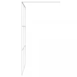 fehér átlátszó ESG üveg zuhanyfal 140 x 195 cm