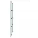 fekete ESG tejüveg zuhanyfal 140x195 cm