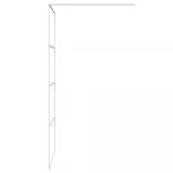 fehér átlátszó ESG üveg zuhanyfal 90 x 195 cm