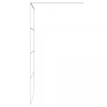 fehér átlátszó ESG üveg zuhanyfal 100 x 195 cm