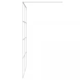 fehér átlátszó ESG üveg zuhanyfal 140 x 195 cm