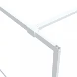 fehér átlátszó ESG üveg zuhanyfal 140 x 195 cm