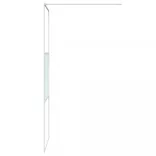 fehér átlátszó ESG üveg zuhanyfal 80x195 cm