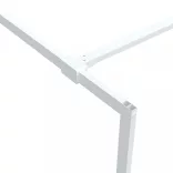 fehér átlátszó ESG üveg zuhanyfal 115 x 195 cm