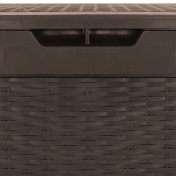 barna polipropilén kerti tárolóláda 119 x 48 x 60 cm