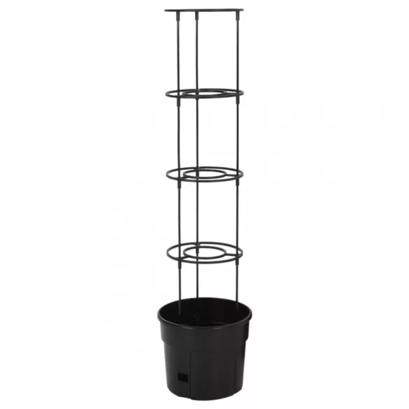 antracitszürke polipropilén paradicsomtermesztő Ø29,5 x 115 cm