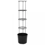 antracitszürke polipropilén paradicsomtermesztő Ø29,5 x 115 cm