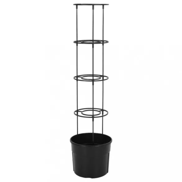 antracitszürke polipropilén paradicsomtermesztő Ø29,5 x 115 cm