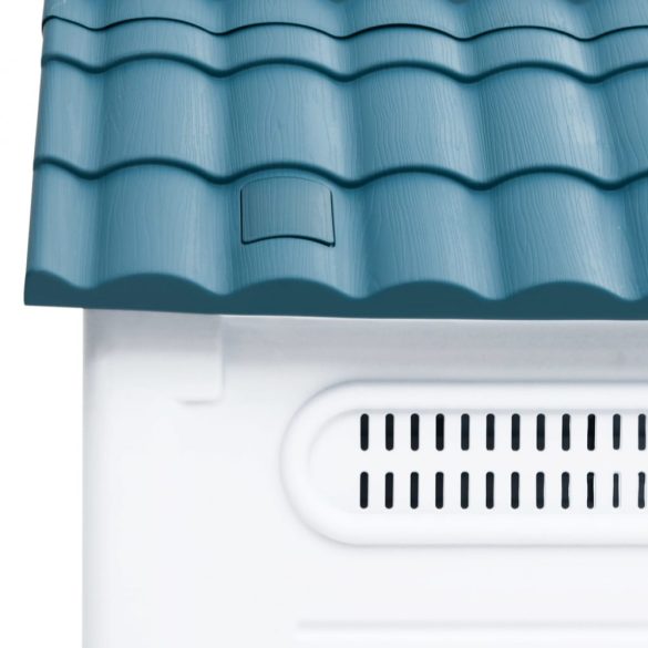 kék polipropilén kutyaház 57x68x66 cm