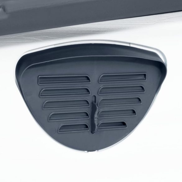 szürke polipropilén kutyaház 90,5 x 68 x 66 cm