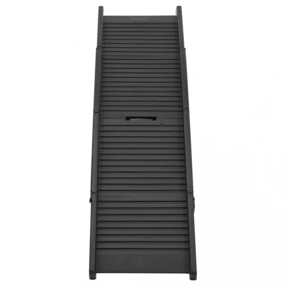 fekete műanyag összecsukható kutyarámpa 153 x 40 x 12,5 cm