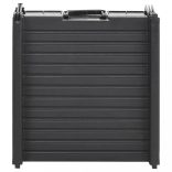 fekete műanyag összecsukható kutyarámpa 153 x 40 x 12,5 cm