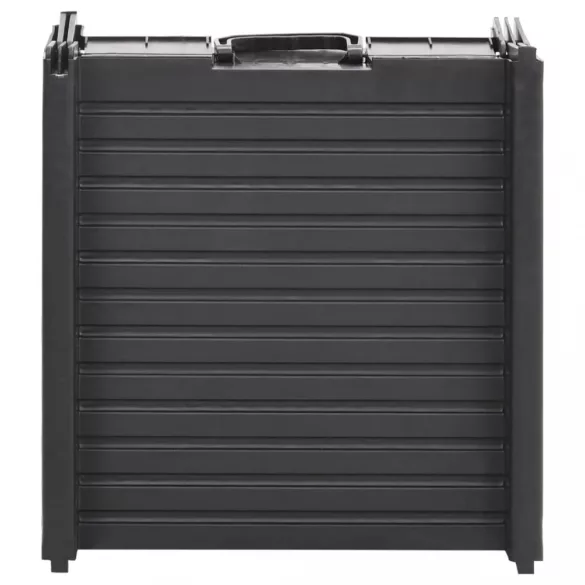 fekete műanyag összecsukható kutyarámpa 153 x 40 x 12,5 cm