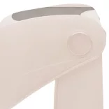 krémszínű műanyag összecsukható 3 fokos kutyalépcső 50x38x38 cm