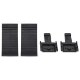 2 db műanyag kerékék 25 x 10 x 1,5 cm