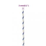 fehér polipropilén hajókötél 3 mm 25 m