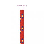 piros polipropilén hajókötél 12 mm 25 m